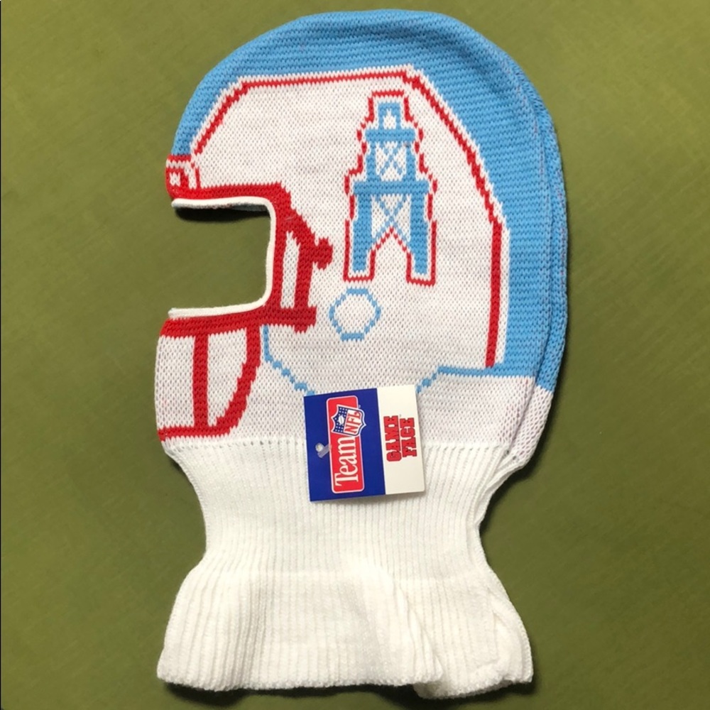 90s Houston Oilers Titans Game Face Helmet Mask